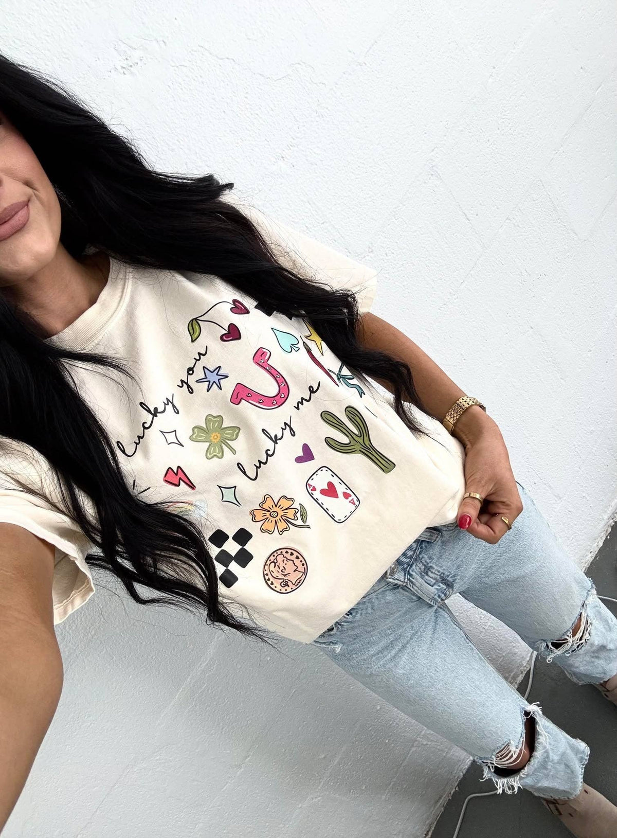 Lucky You Lucky Me Trinkets Tee