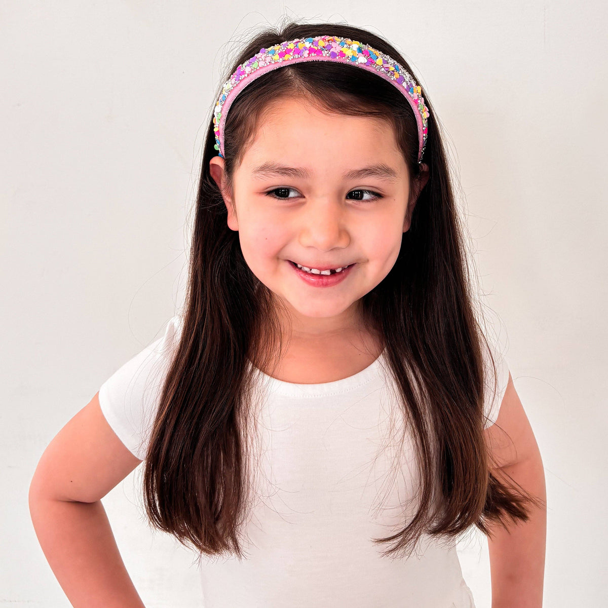 Candy Heart Headband - Confetti Hair Band