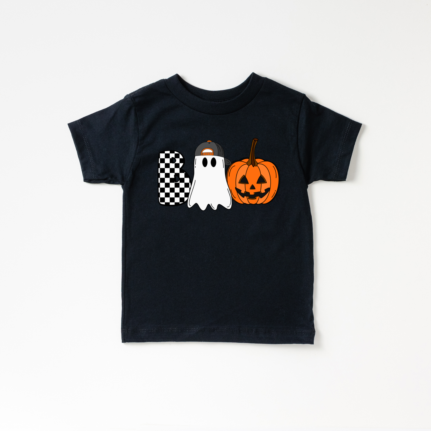 Boo Crew Boo Ghost Pumpkin Boys Halloween Kids Shirt