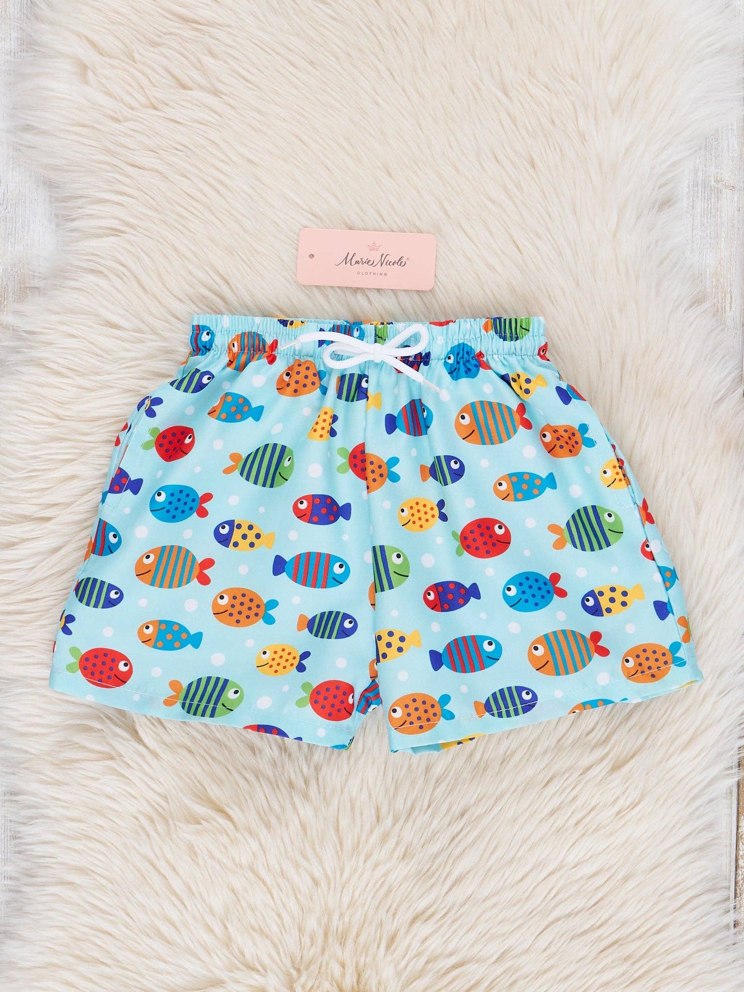 Boys fish swim shorts