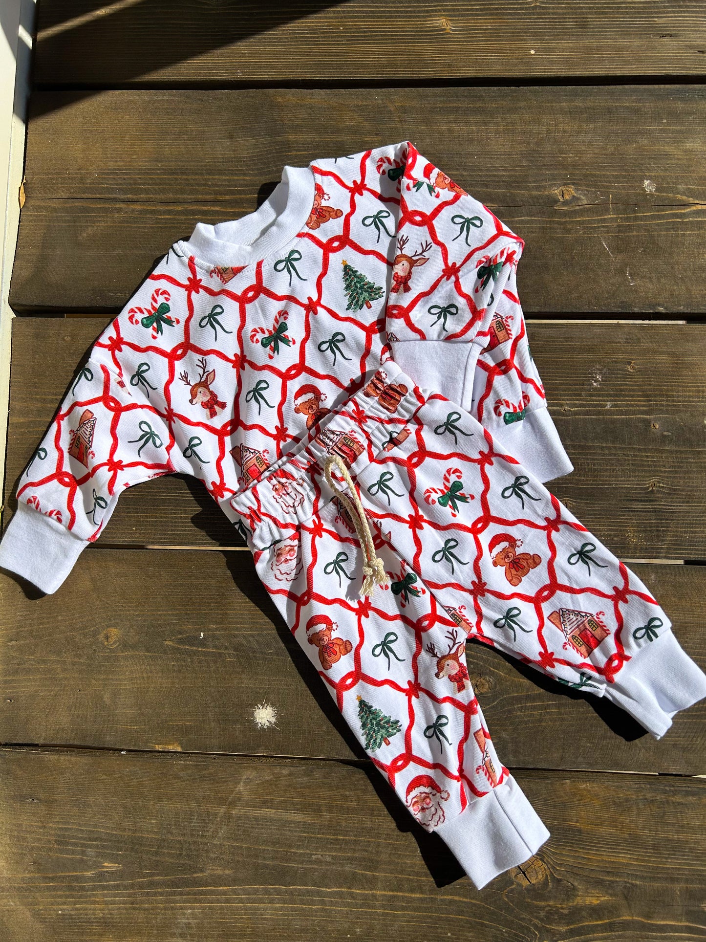 Christmas Bear Jogger Set
