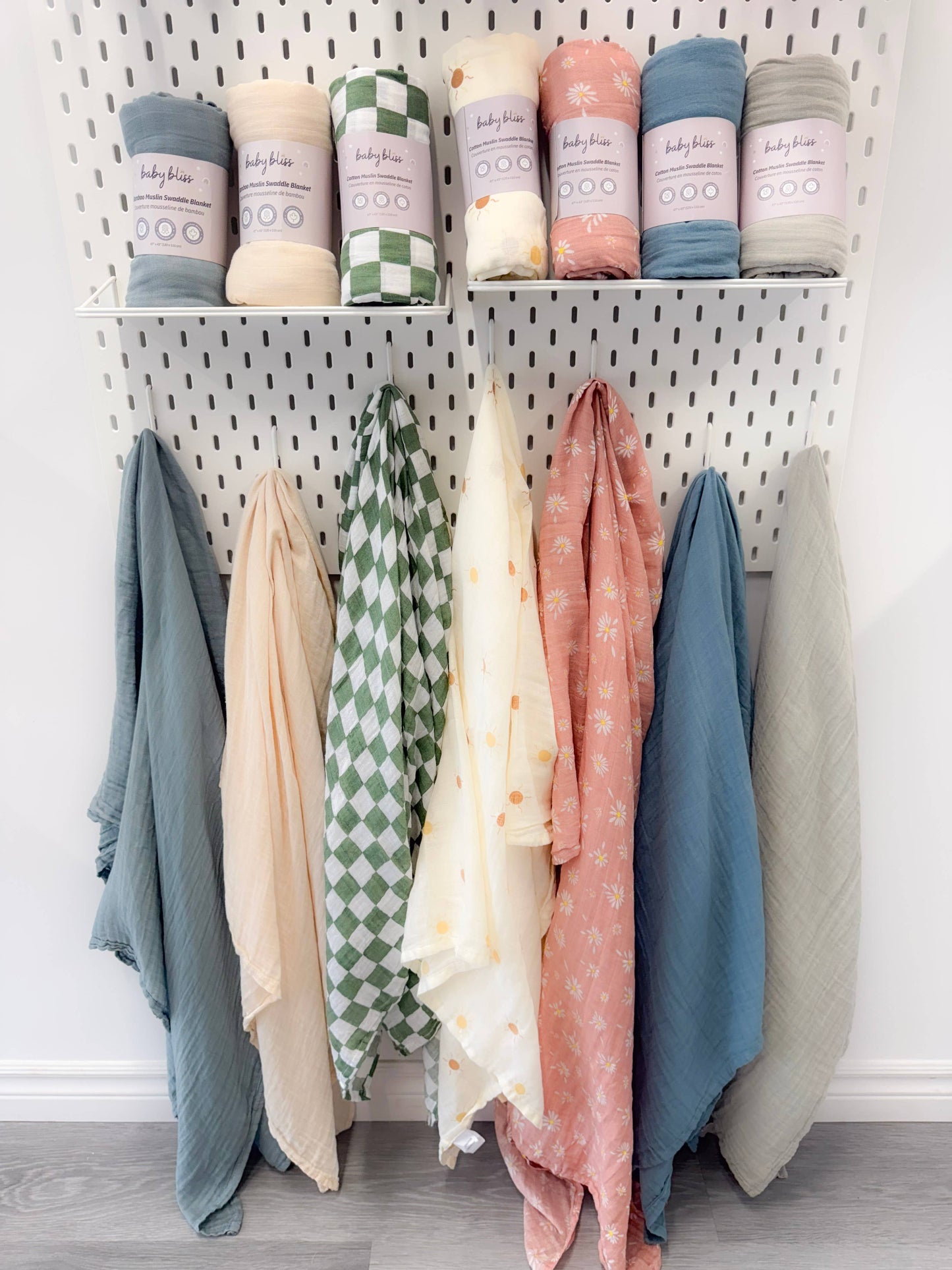 Baby Muslin Cotton Swaddle Blanket - Large