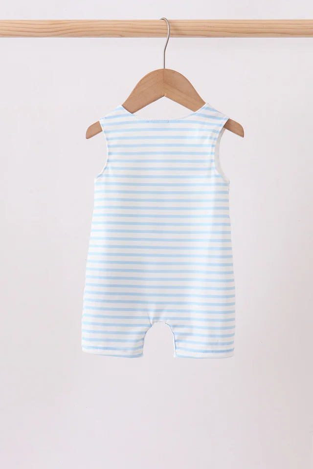 Blue Sports Ball Stripe Jon Jon