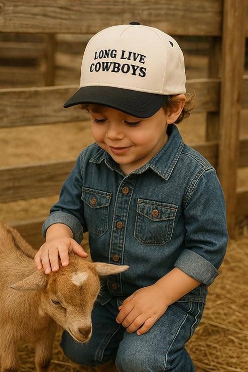 Kids/Baby 2-Tone Cap | Long Live Cowboys