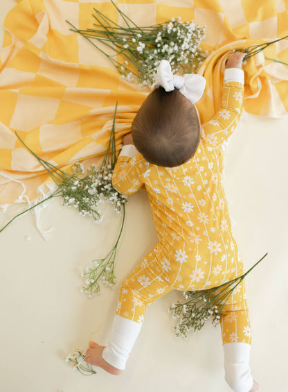 Bamboo Zip Romper | Daisy Daze