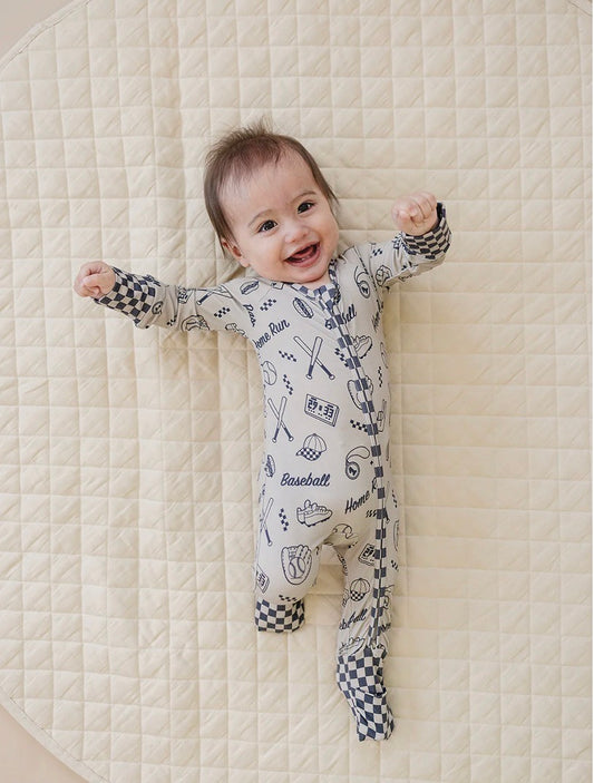 Home run Bamboo Zipper PJ’s