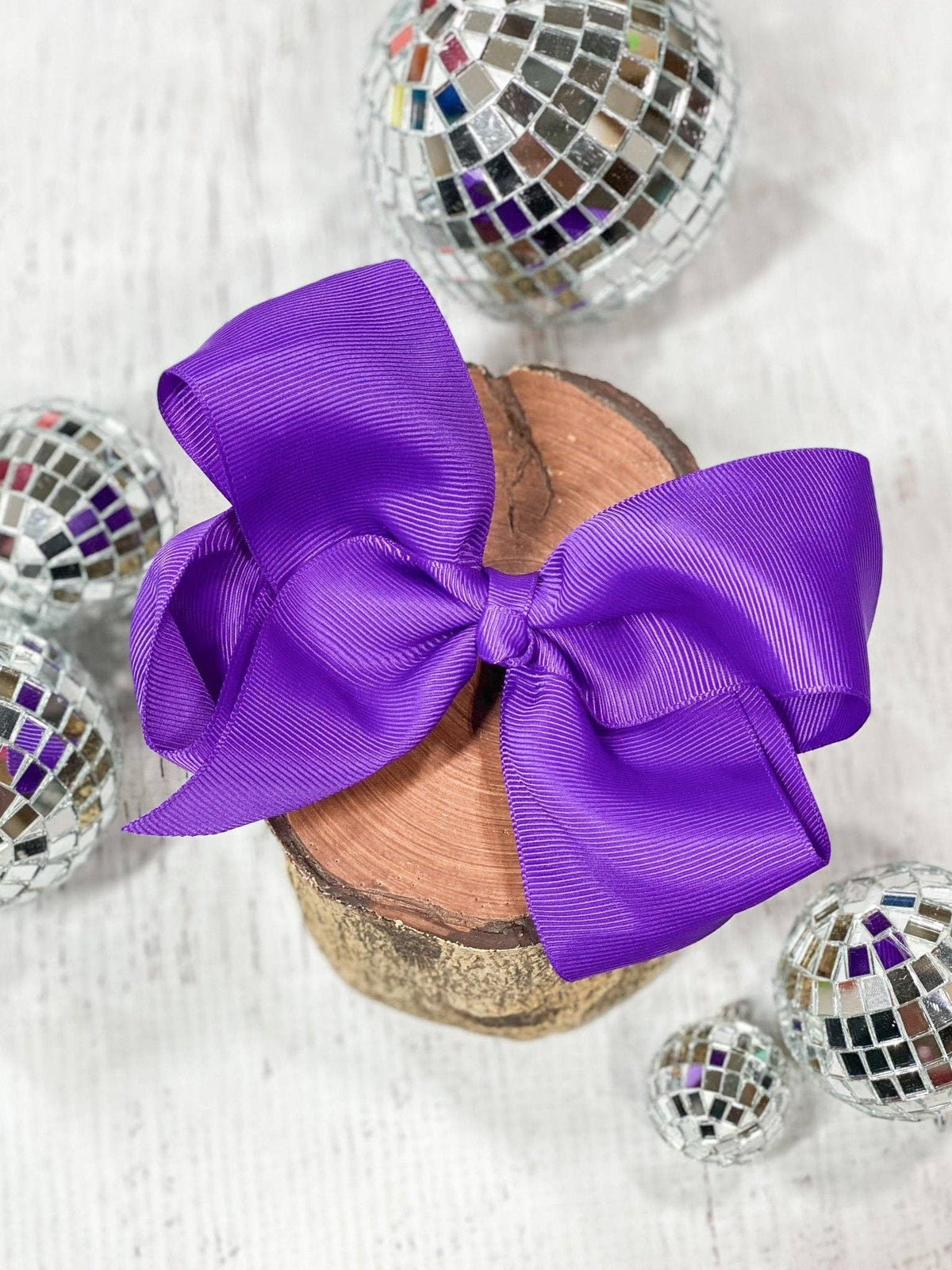 4.5" Classic Grosgrain Hair Bow | Alligator Clip, Satin Headband, or French Clip