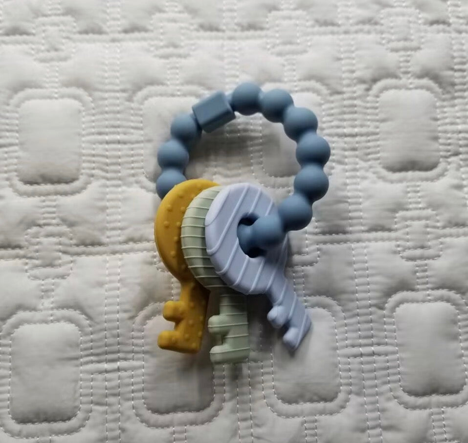 Teething Toy/Rattle blue