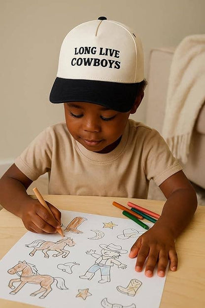 Kids/Baby 2-Tone Cap | Long Live Cowboys