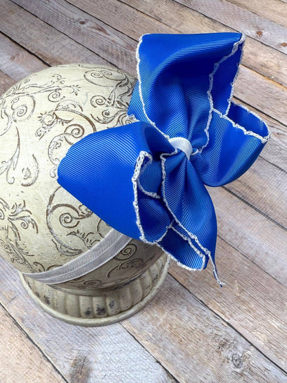 5" Classic Moonstitch Boutique Bows Girls Hair Accessories | Clip