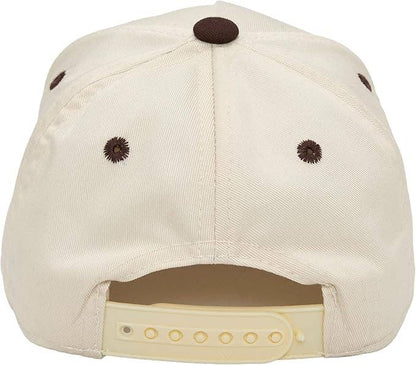 Kids/Baby Two Tone Vintage Cap: Howdy - Brown/Beige