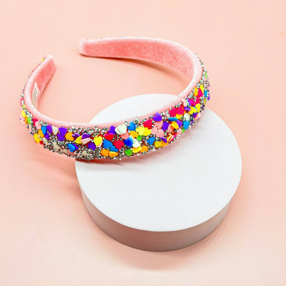 Candy Heart Headband - Confetti Hair Band
