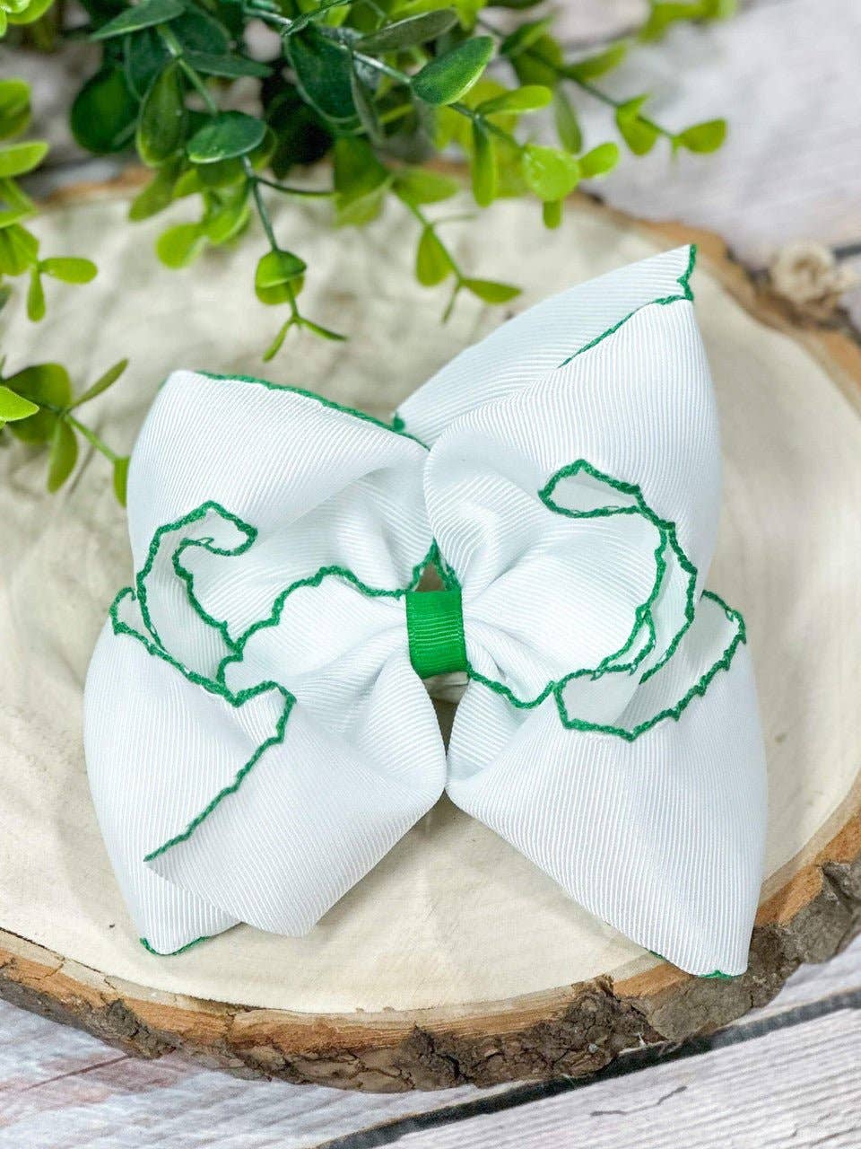 5" Classic Moonstitch Boutique Bows Girls Hair Accessories | Clip