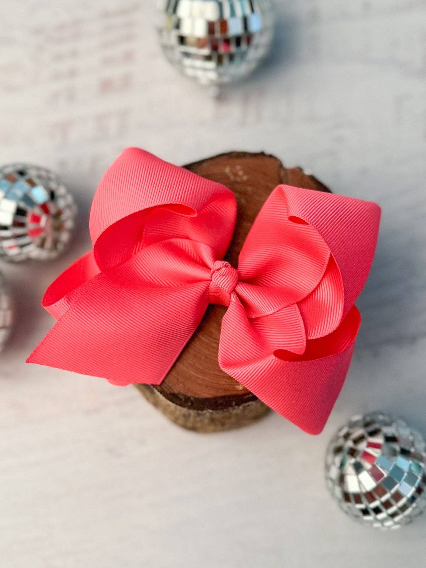 4.5" Classic Grosgrain Hair Bow | Alligator Clip, Satin Headband, or French Clip