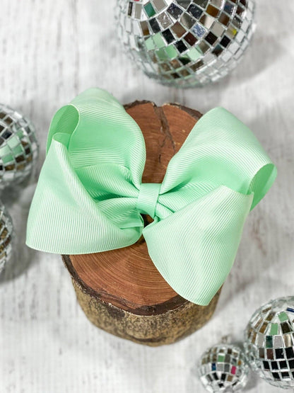 4.5" Classic Grosgrain Hair Bow | Alligator Clip, Satin Headband, or French Clip