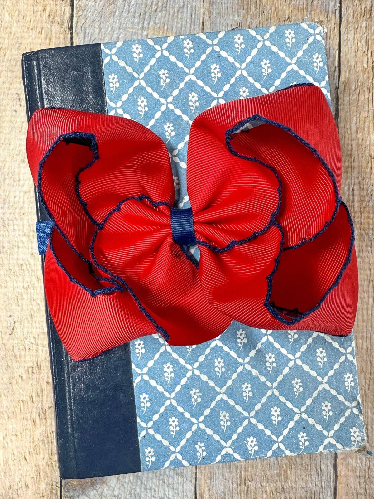 5" Classic Moonstitch Boutique Bows Girls Hair Accessories | Clip