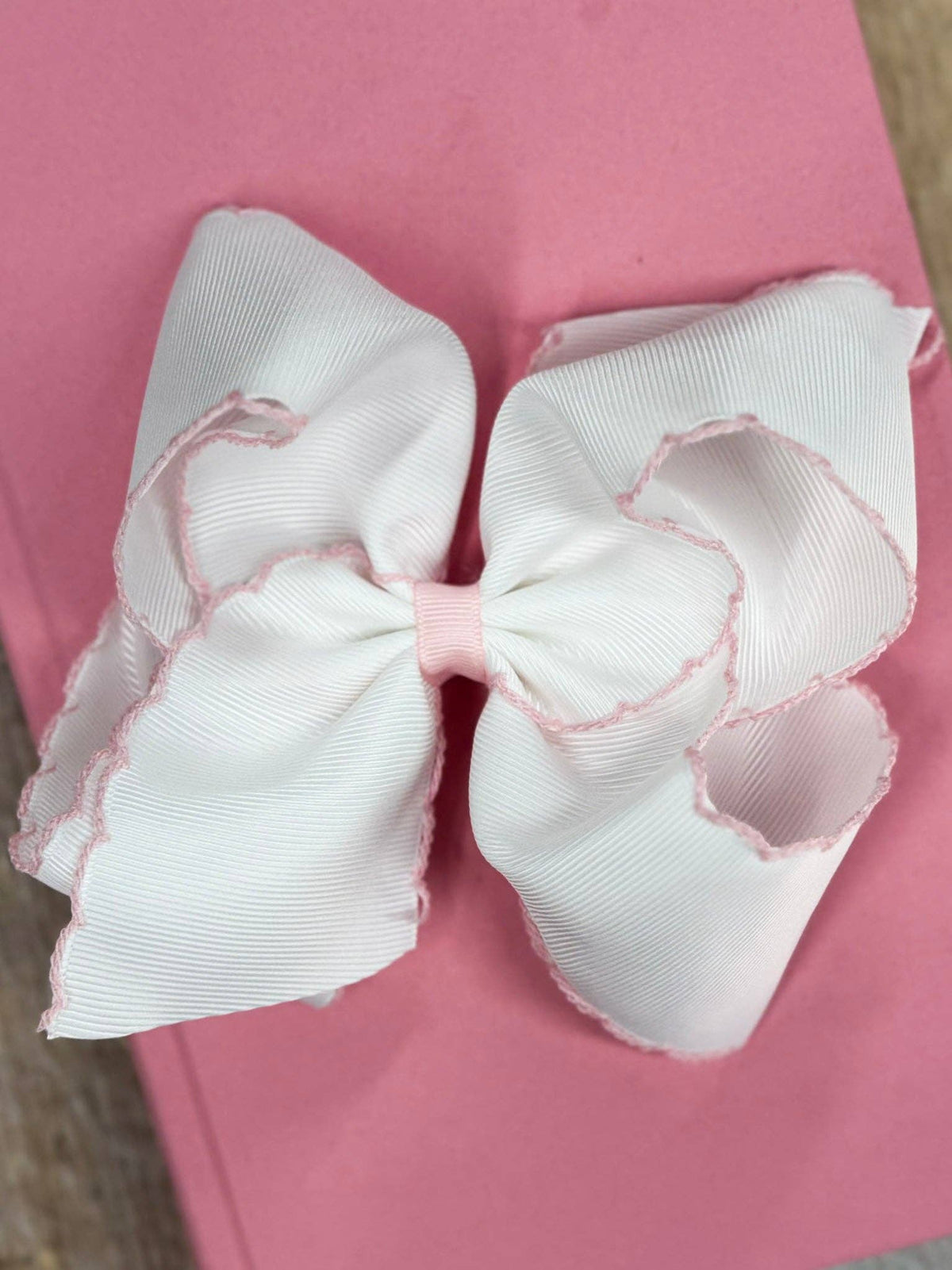 5" Classic Moonstitch Boutique Bows Girls Hair Accessories | Clip