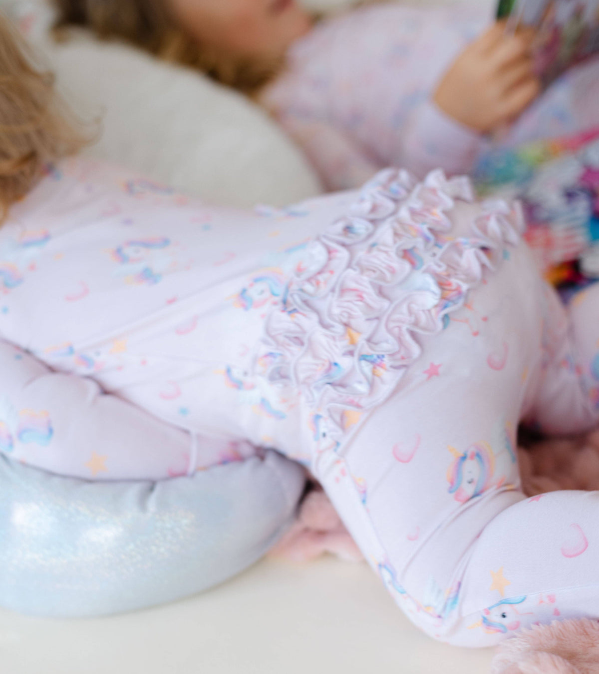 Bamboo Zip Romper | Unicorn Tales