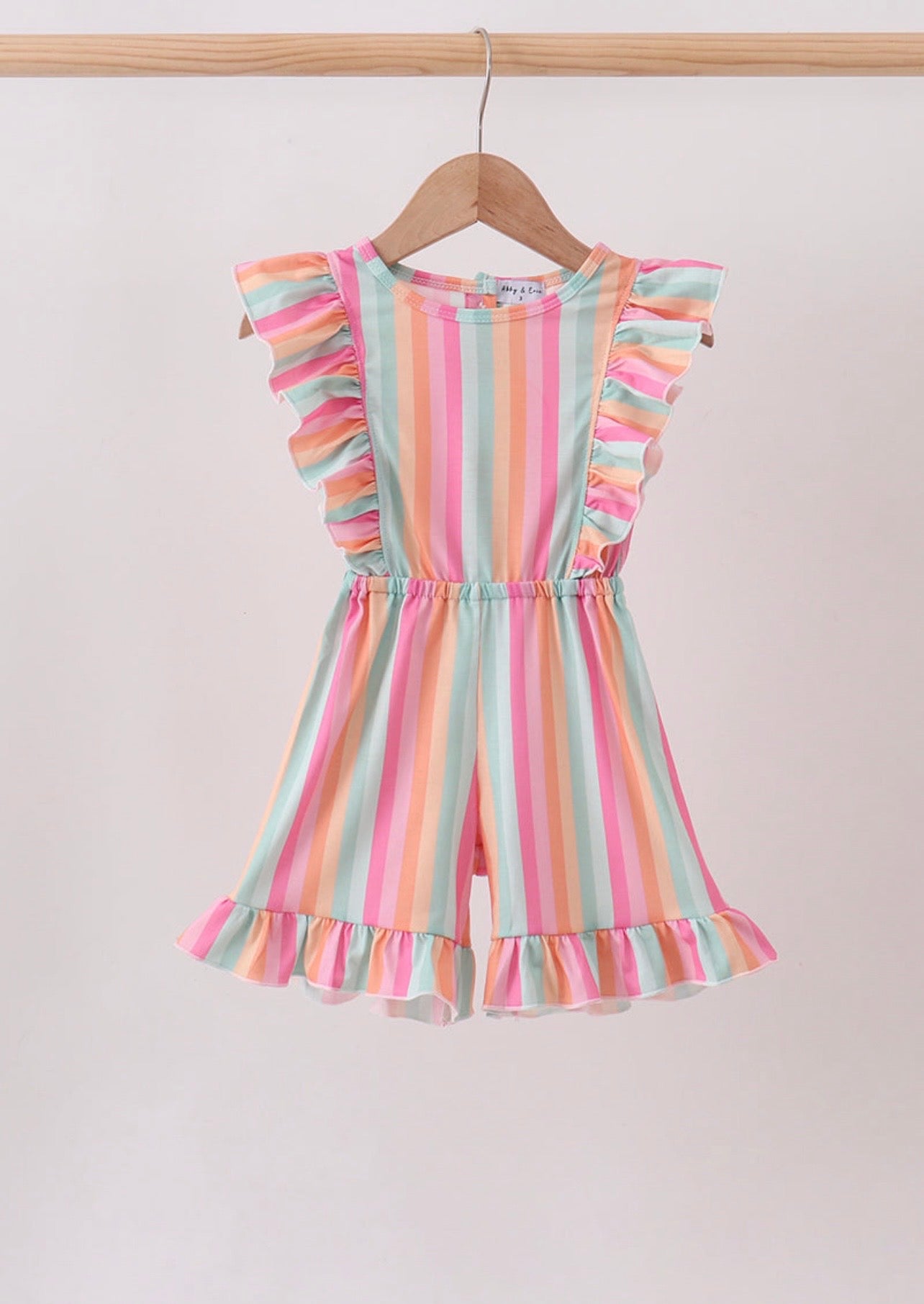 Rainbow Striped Jumpsuit