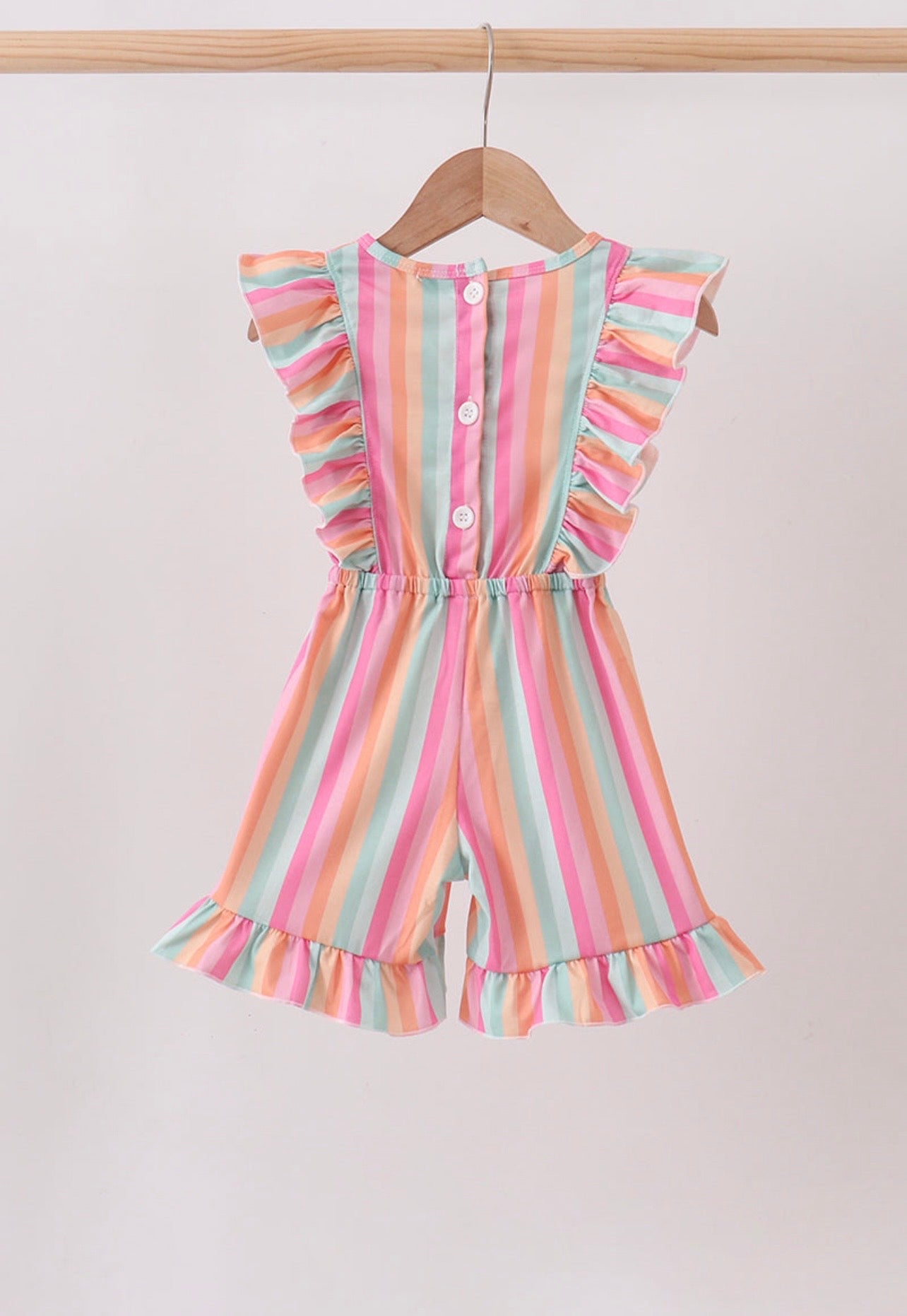 Rainbow Striped Jumpsuit