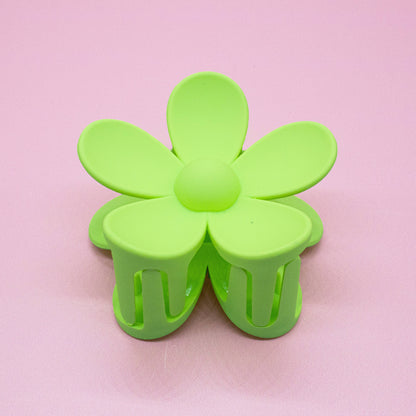 Matte Hair Claw Clip - Large Daisy Flower