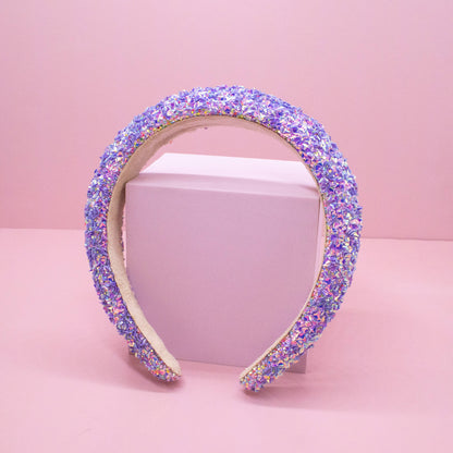 Kids Padded Headband - Chunky Sequin Hair Band