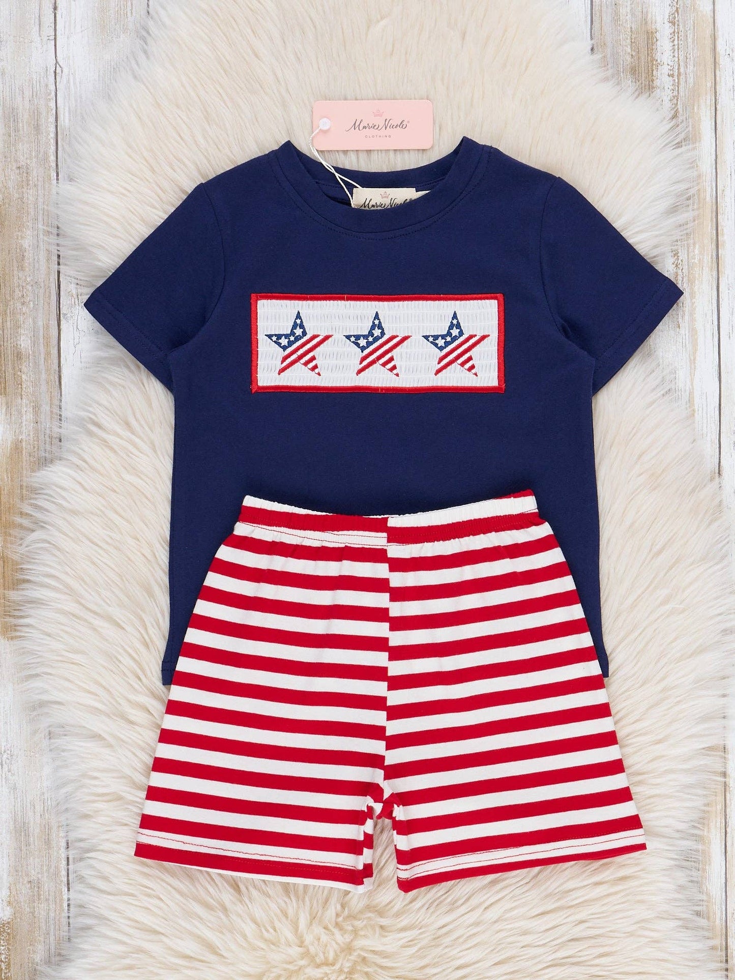 American Stars Smocked Outfit