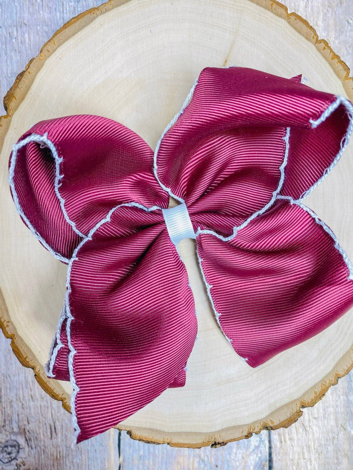 5" Classic Moonstitch Boutique Bows Girls Hair Accessories | Clip