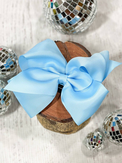 4.5" Classic Grosgrain Hair Bow | Alligator Clip, Satin Headband, or French Clip