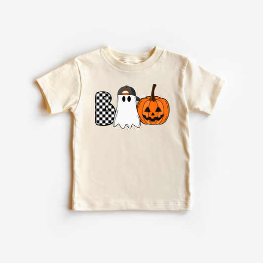 Boo Crew Boo Ghost Pumpkin Boys Halloween Kids Shirt