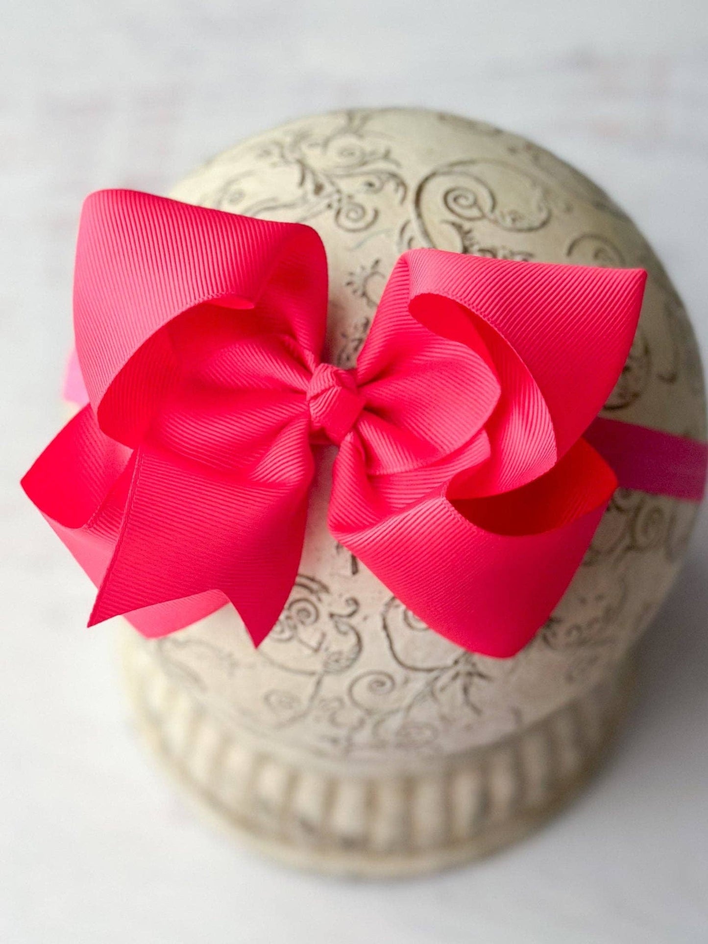 4.5" Classic Grosgrain Hair Bow | Alligator Clip, Satin Headband, or French Clip
