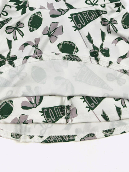 Go Team-Green Girls Athletic Dress Football