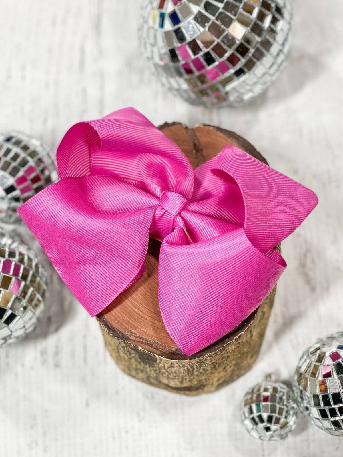 4.5" Classic Grosgrain Hair Bow | Alligator Clip, Satin Headband, or French Clip