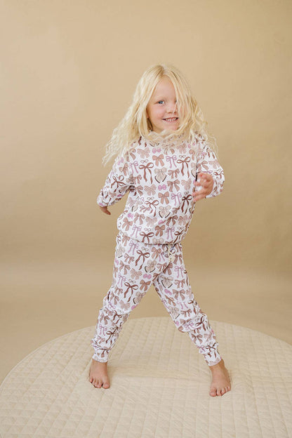 Jogger Set | Mocha Bows