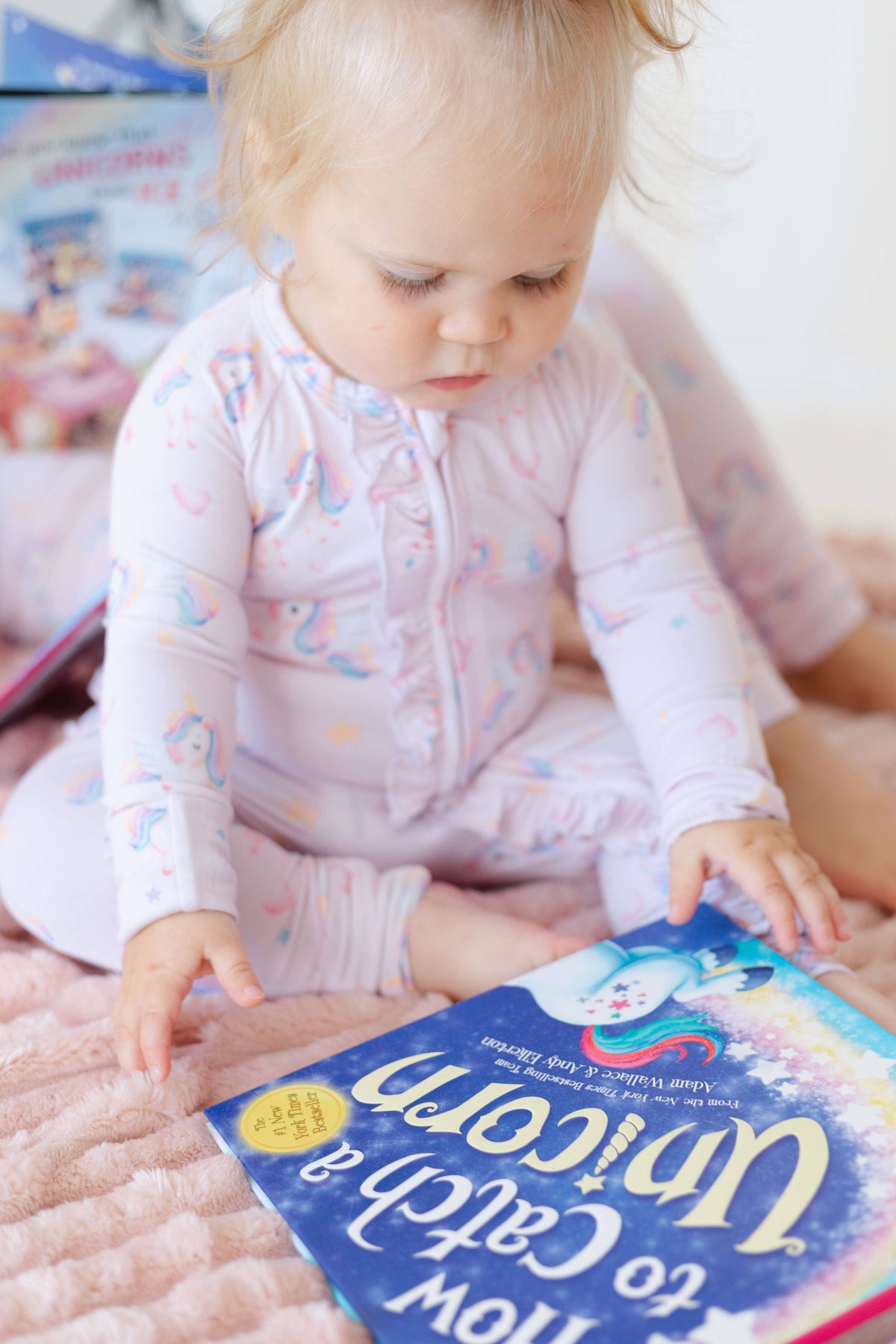 Bamboo Zip Romper | Unicorn Tales