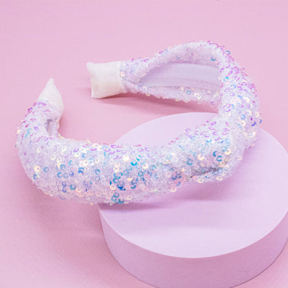 Kids Knot Headband - Sequin Knotted Hair Band Accessories