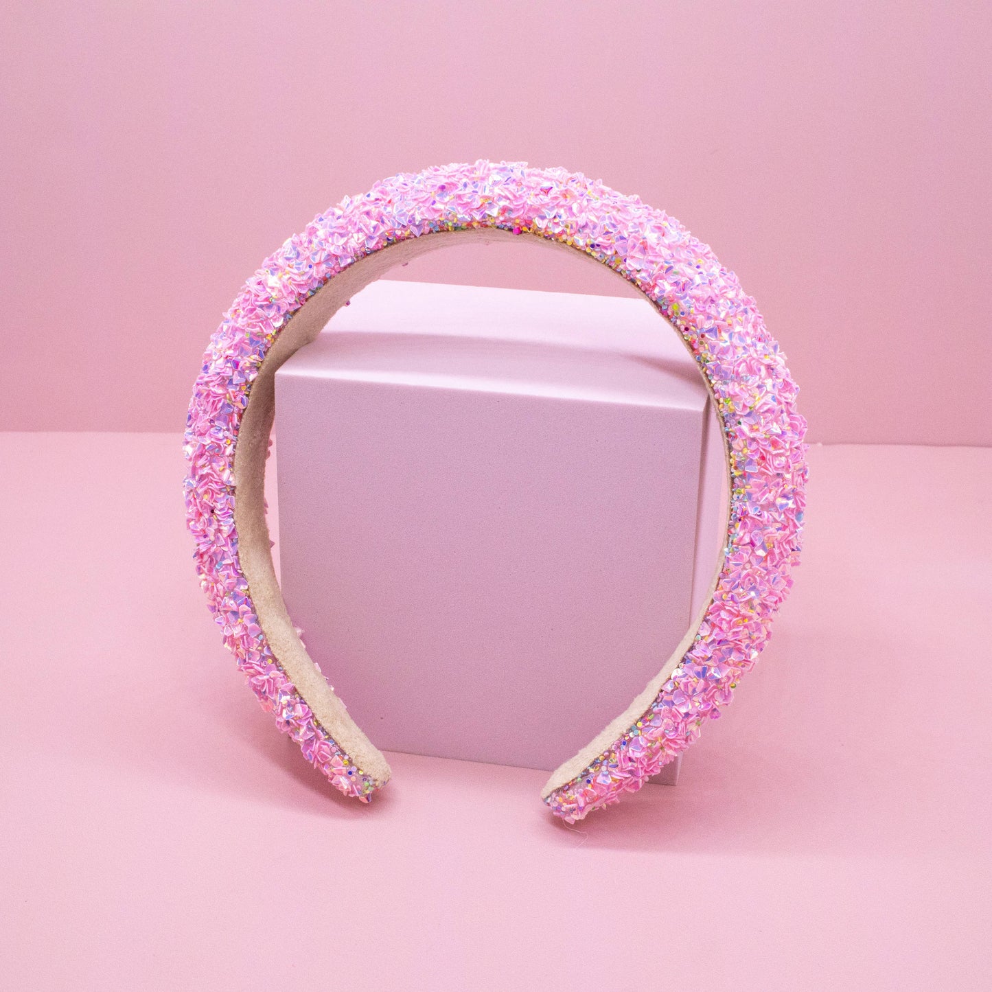 Kids Padded Headband - Chunky Sequin Hair Band