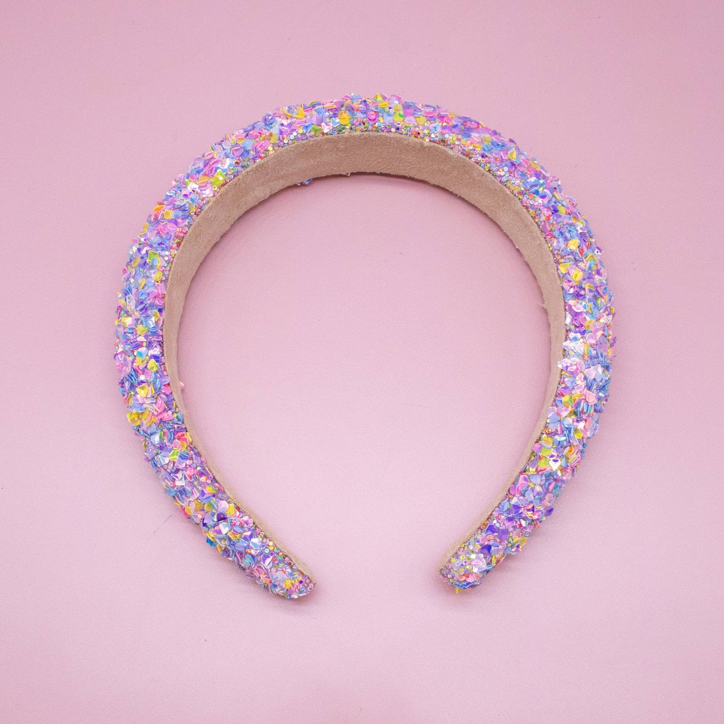 Kids Padded Headband - Chunky Sequin Hair Band