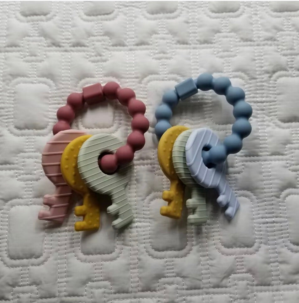 Teething Toy/Rattle blue