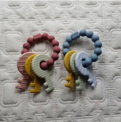 Teething Toy/Rattle blue