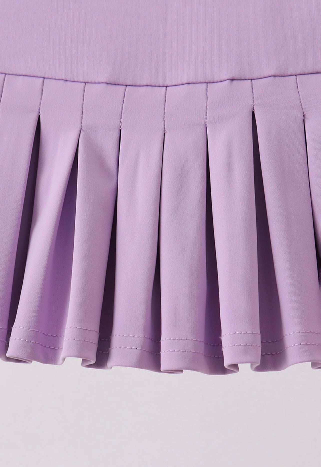 Purple Pleated Skort