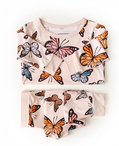 Bamboo Two Piece Set | Butterflies