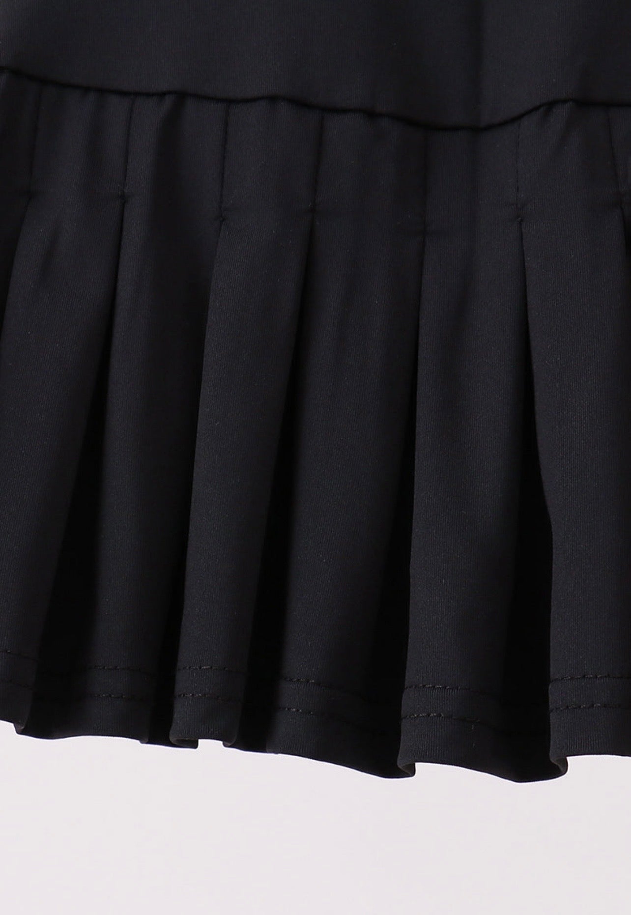 Black Pleated Skort