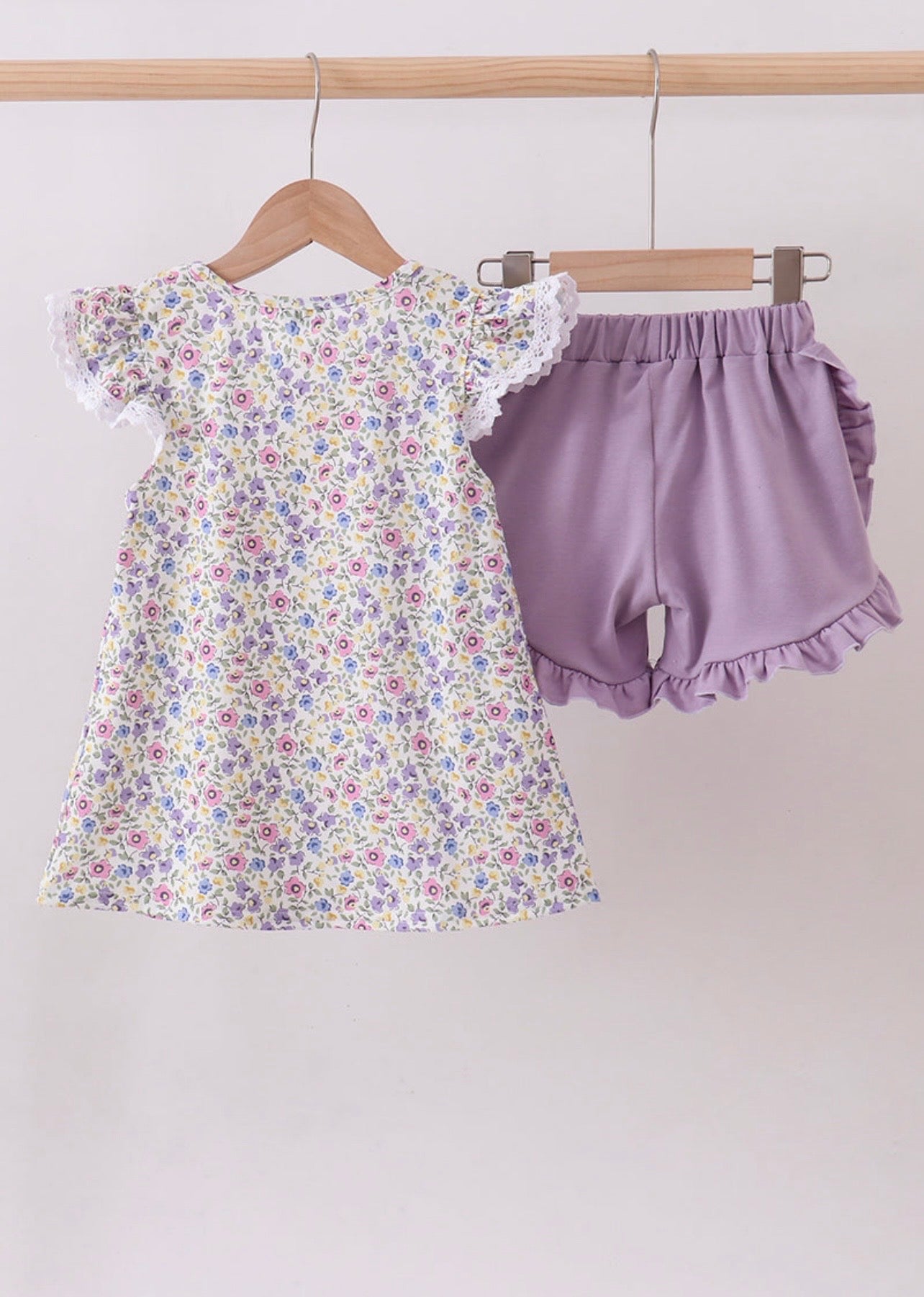 Goose Floral Applique Set