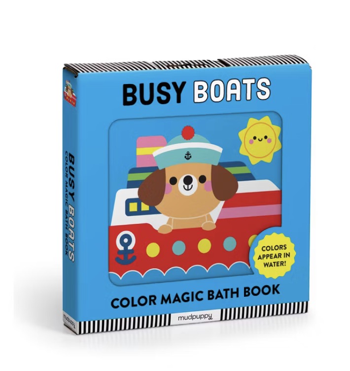 Busy Boats Color magic Bath Book