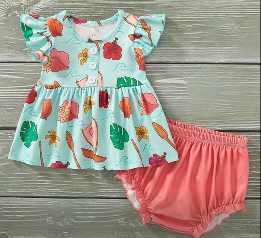 Island Princess Bummie set