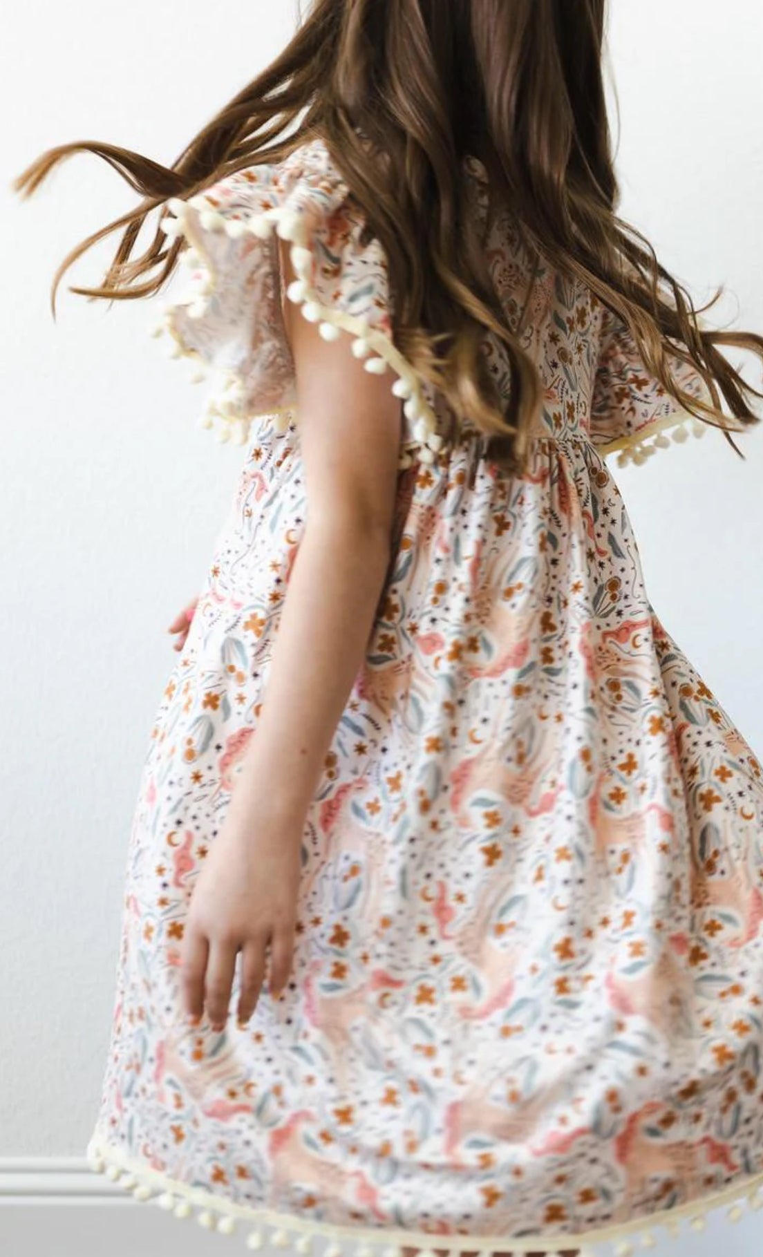 Unicorn Soirée Pom Pom Dress