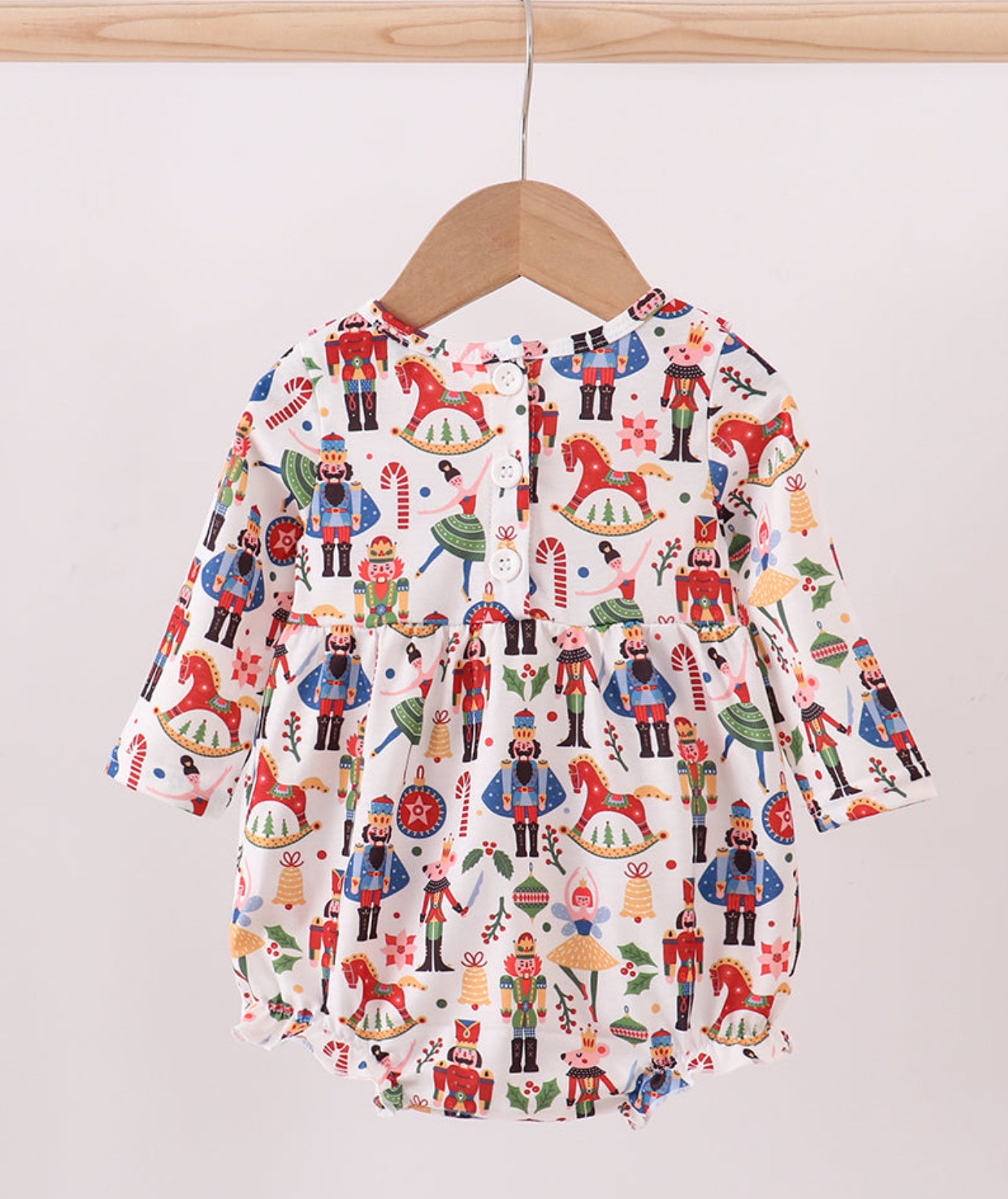 Red Nutcracker Ruffle Bubble