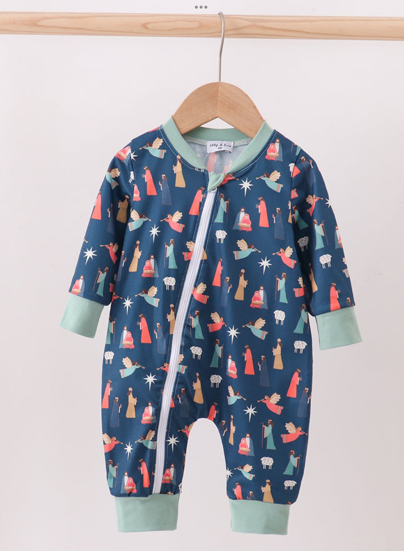 Nativity print Romper