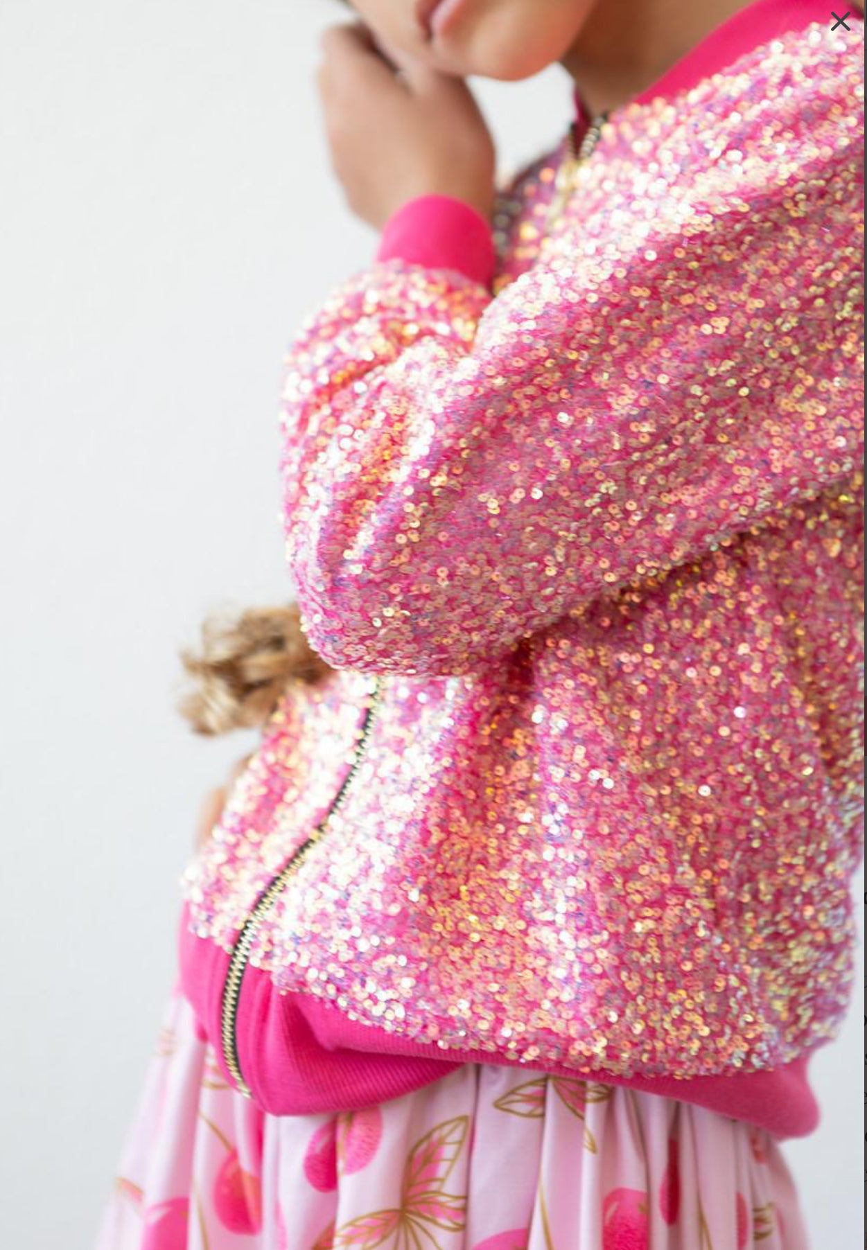 Hot Pink Sequin Jacket